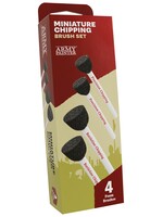 Army Painter Miniature Chipping Brush Set (4pc)
