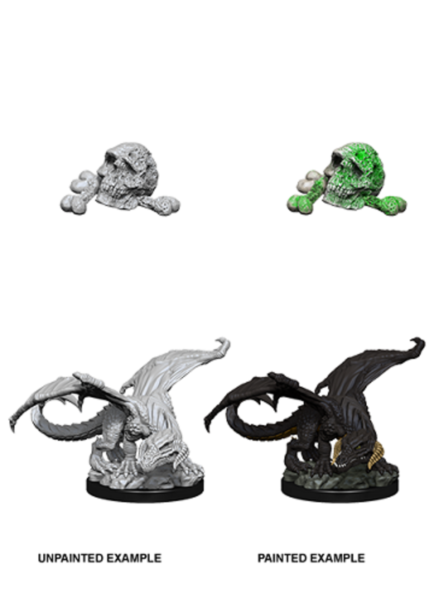 WizKids WK73850 DND Black Dragon Wyrmling WV10