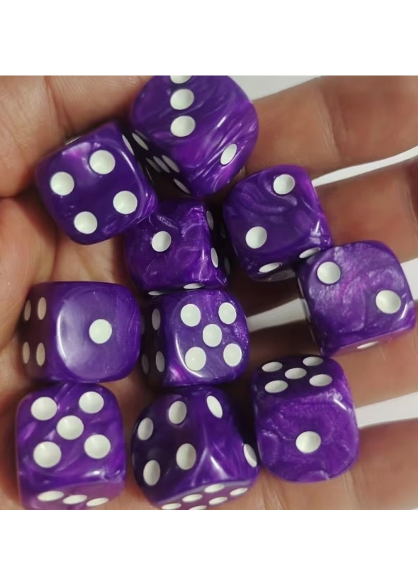 Tier 1 T1 16mm 10pc Pearl Purple White