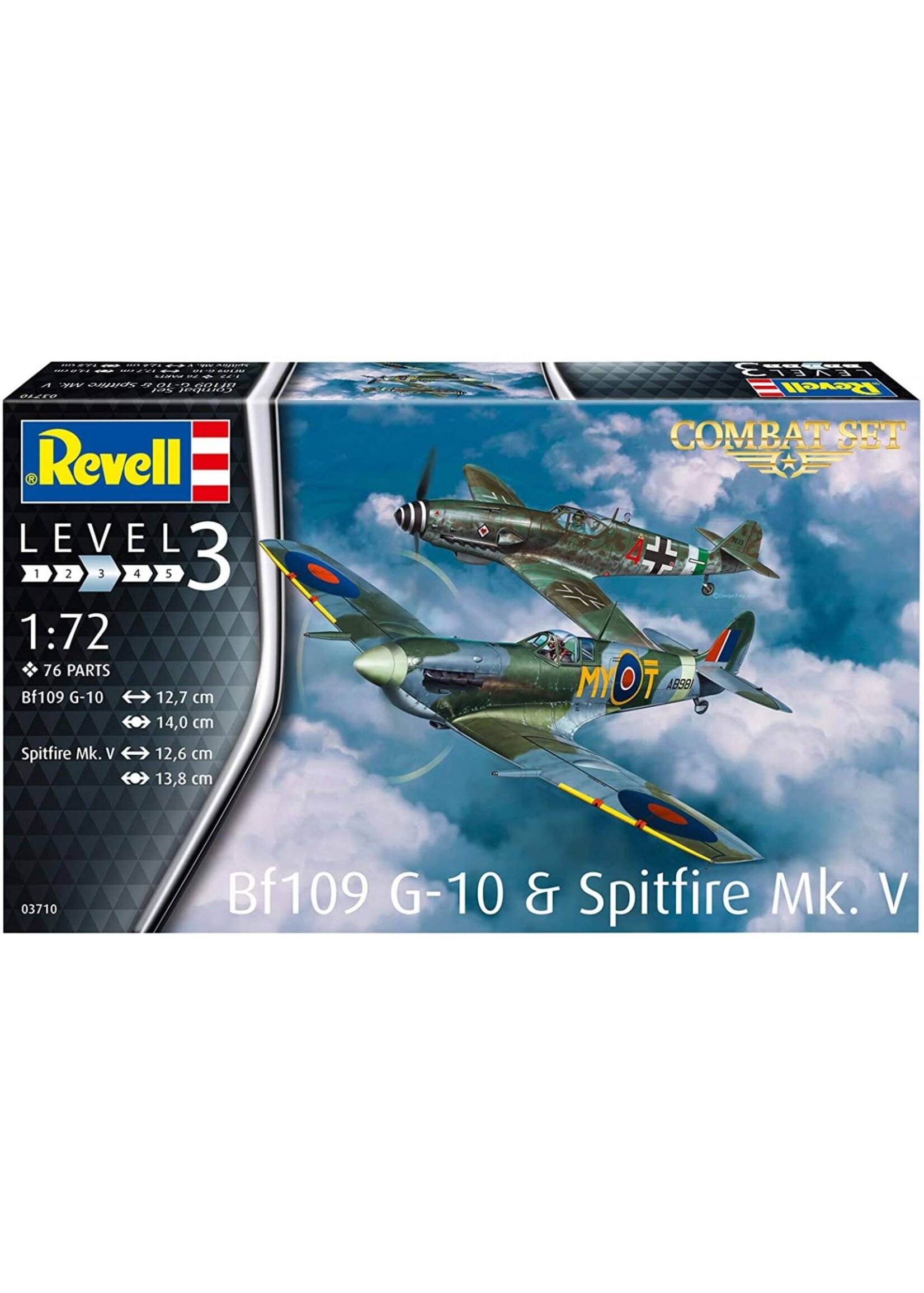 Revell Germany RVG3710 BF109G-10 & Spitfire (1/72)