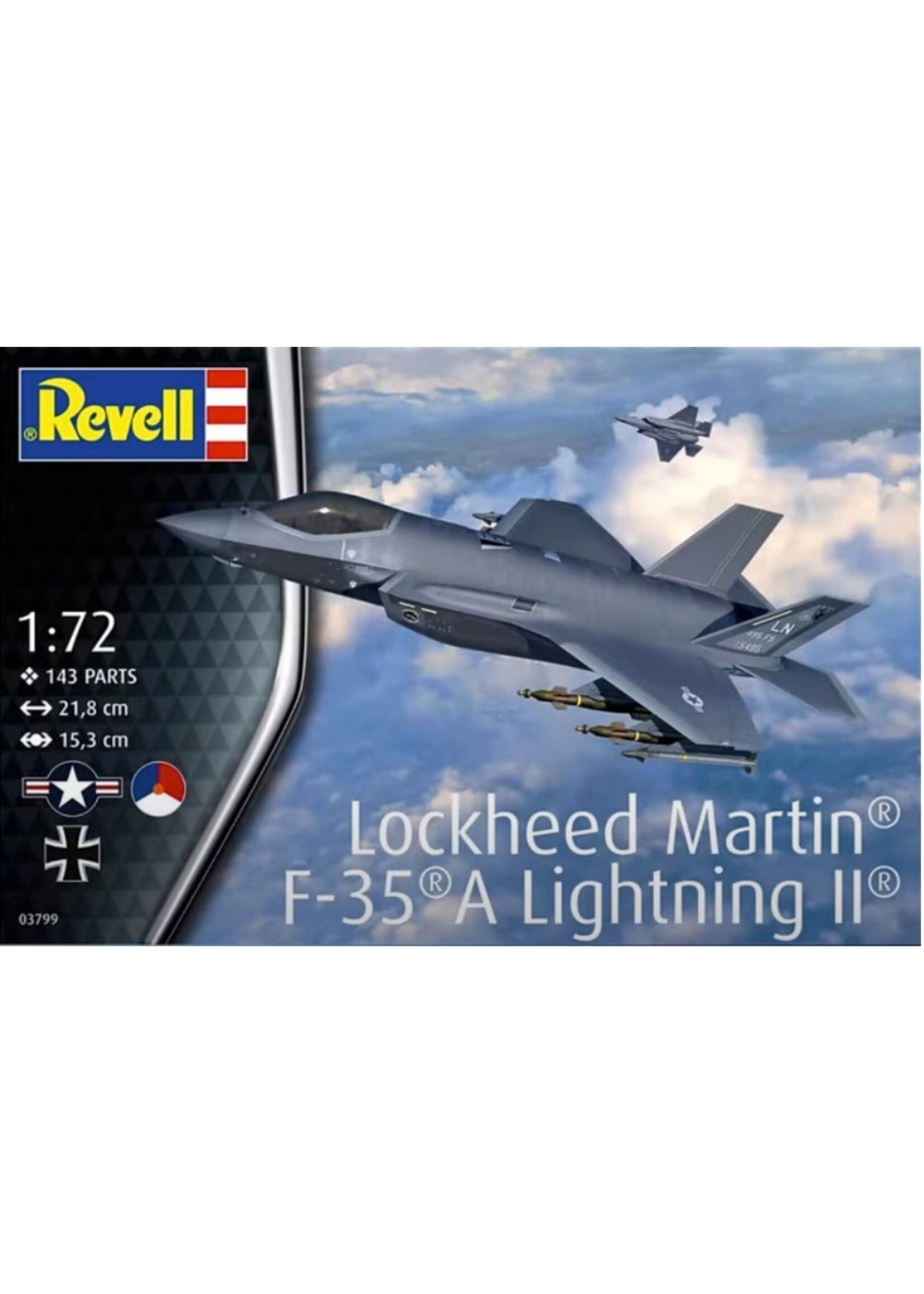 Revell Germany RVG3799 Lockheed Martin F-35A (1/72)