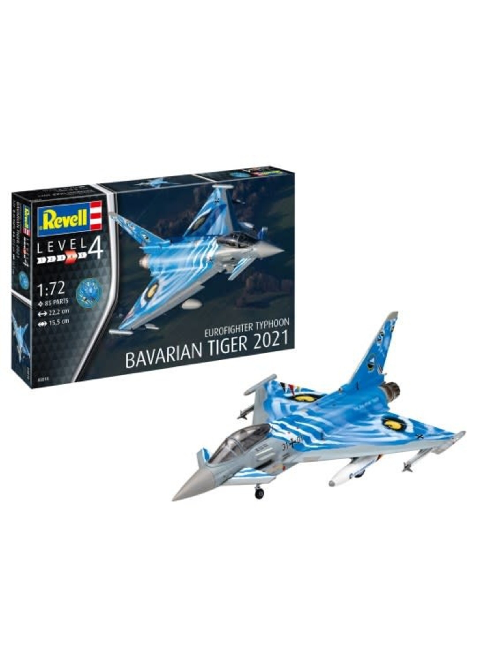 Revell Germany RVG3818 Eurofighter Typhoon The Bavarian Tiger 2021 (1/72)