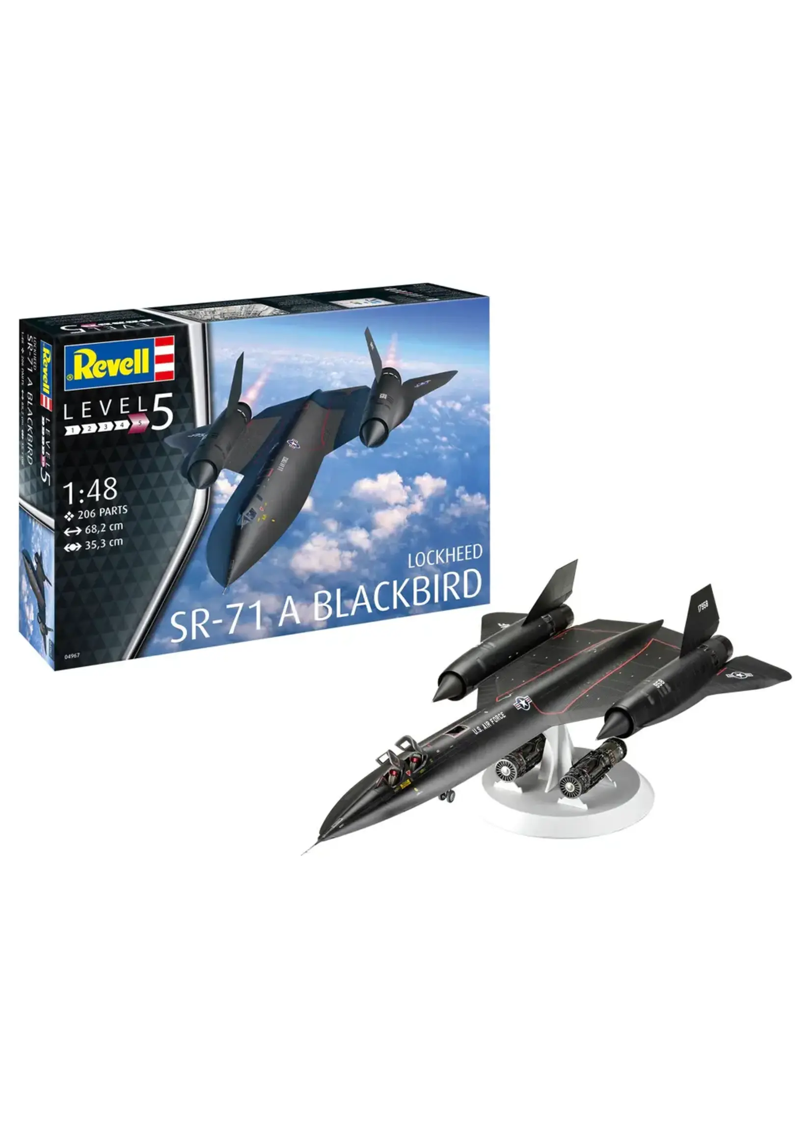 Revell Germany RVG4967 Lockheed SR-71 Blackbird (1/48)