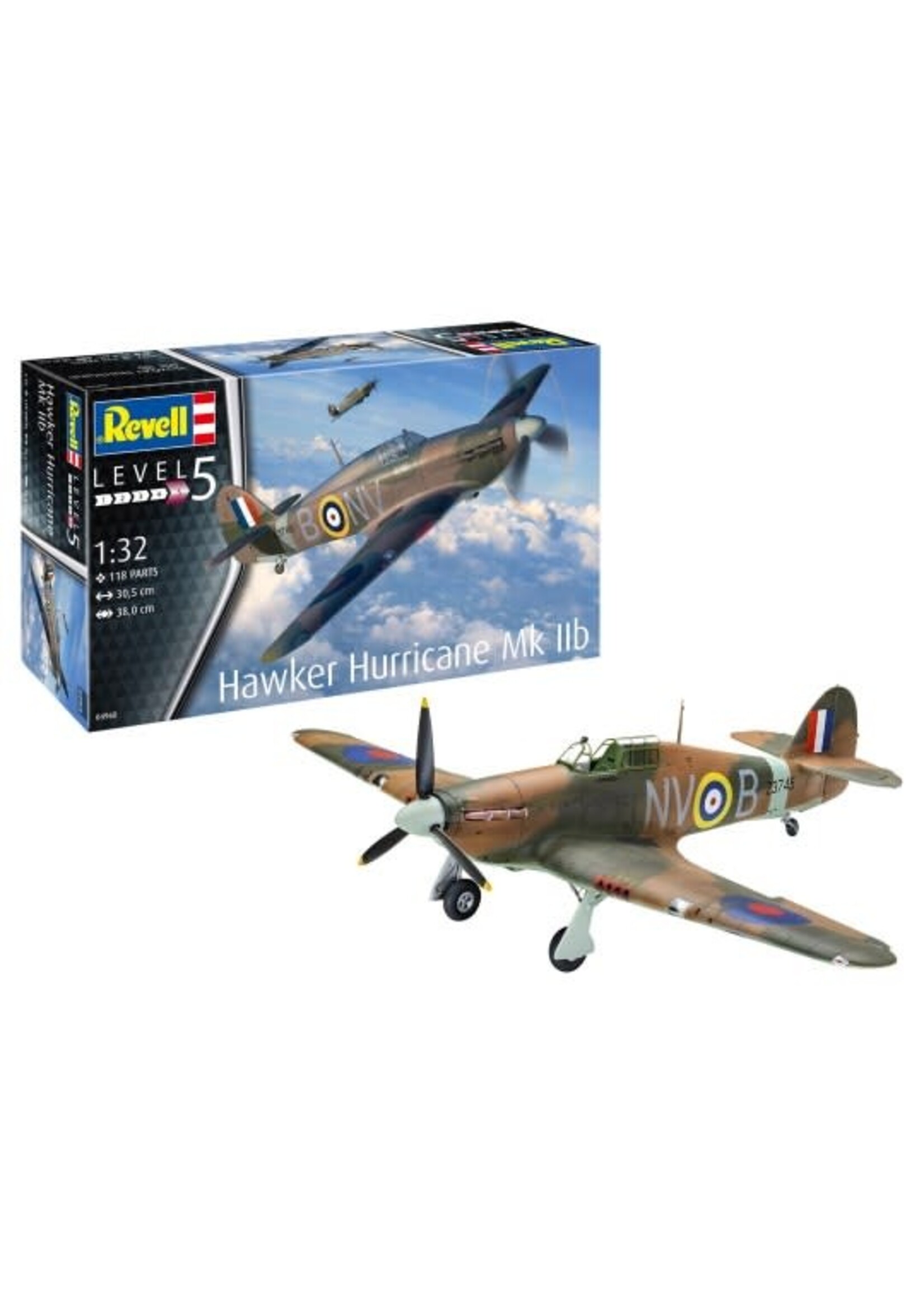 Revell Germany RVG4968 Hawker Hurricane Mk IIB (1/32)
