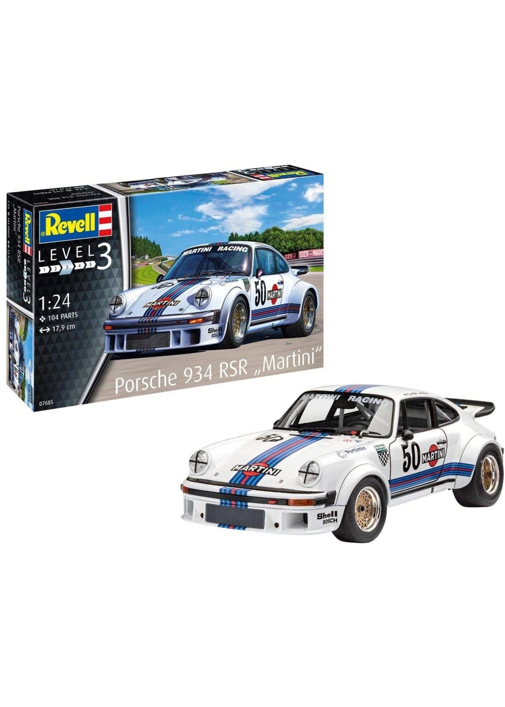 Revell Germany RVG7685 Porsche 934 RSR Martini (1/24)