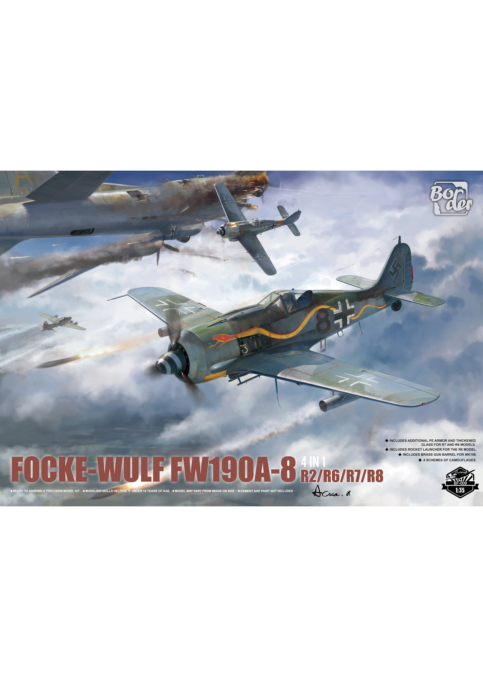Border BORBF009 FW190A-8 (R2/R6/R7/R8) (1/35)