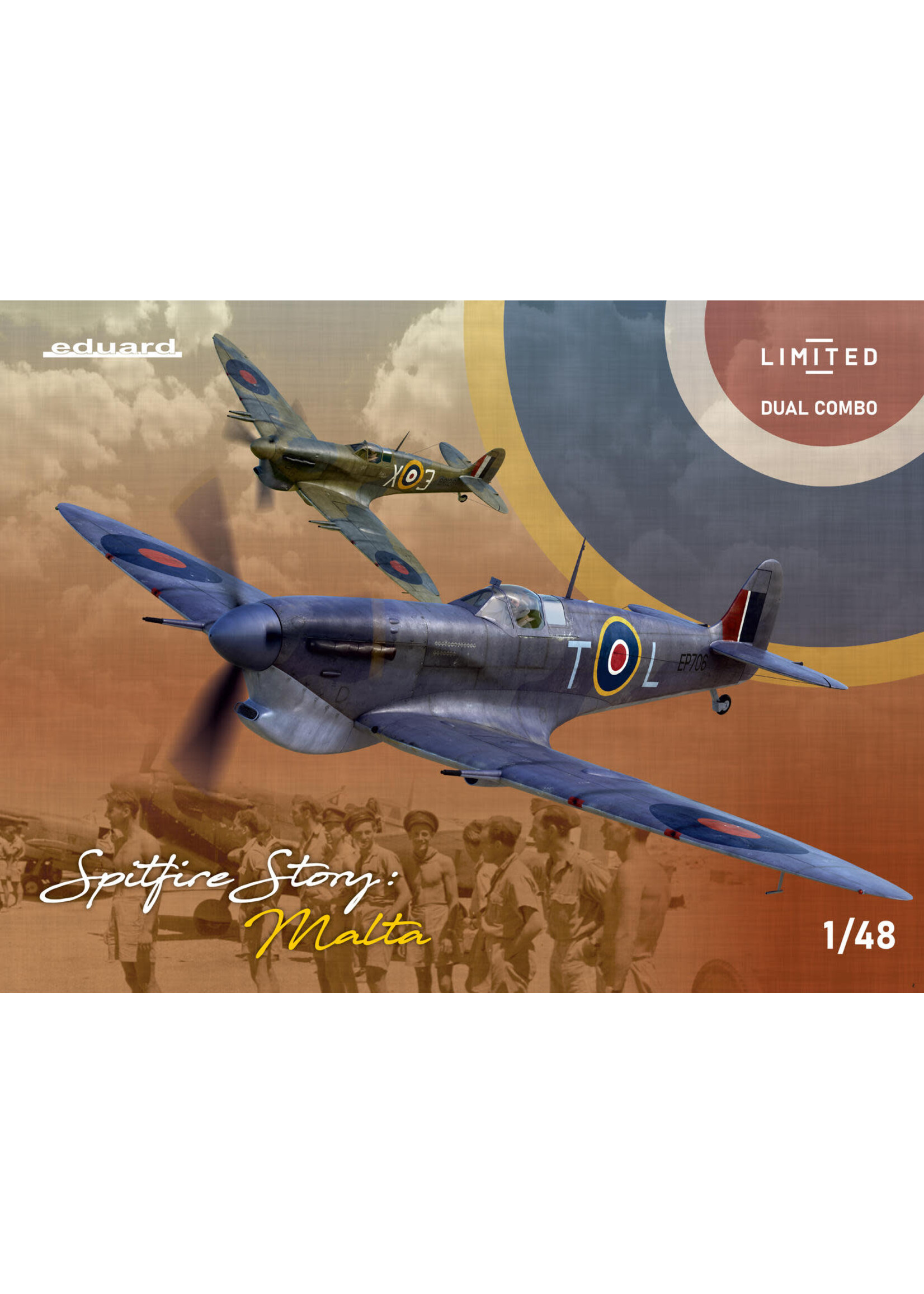 Eduard EDU11172 Spitfire Story Malta Dual Combo (1/48)