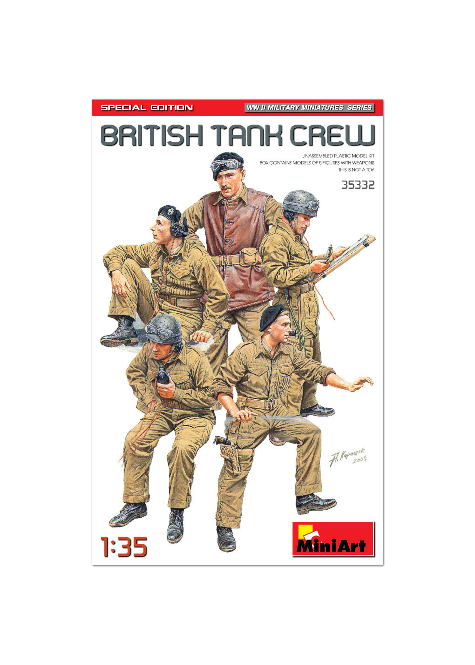 MiniArt MIART35332 British Tank Crew (1/35)