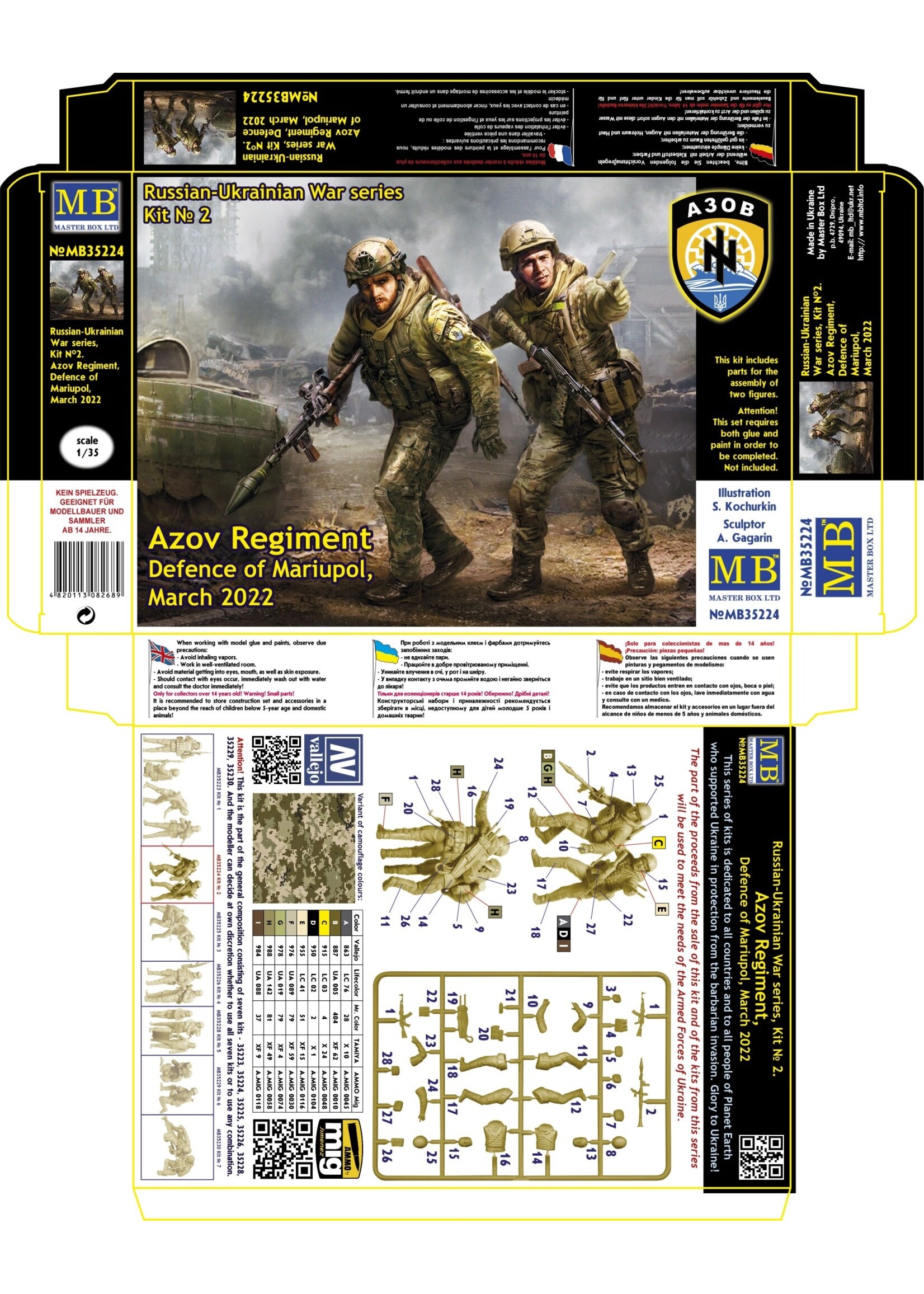 Master Box MSTBX35224 Russian Ukrainian War Series Kit 2
