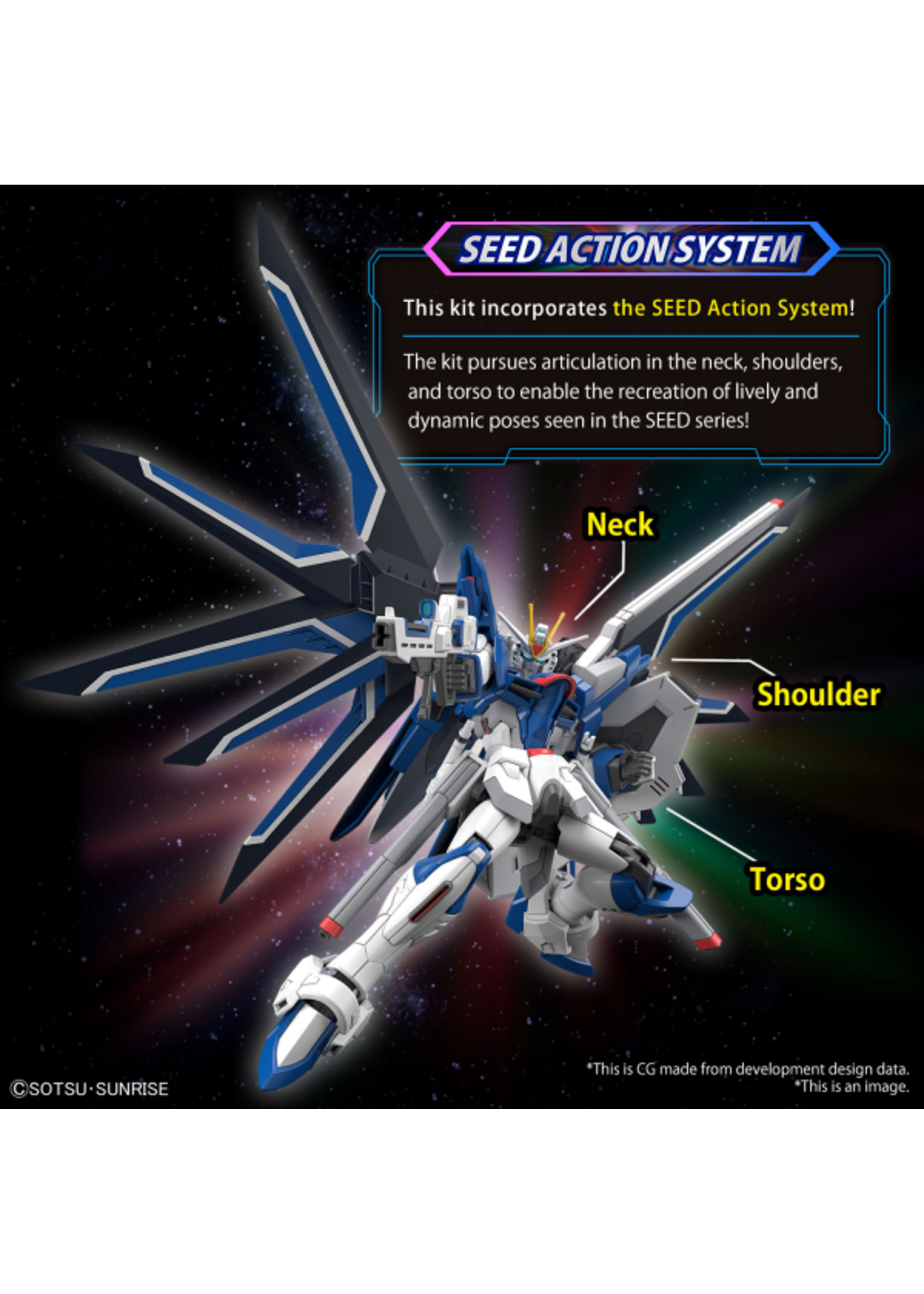 Bandai HG Rising Freedom Gundam (1/144)