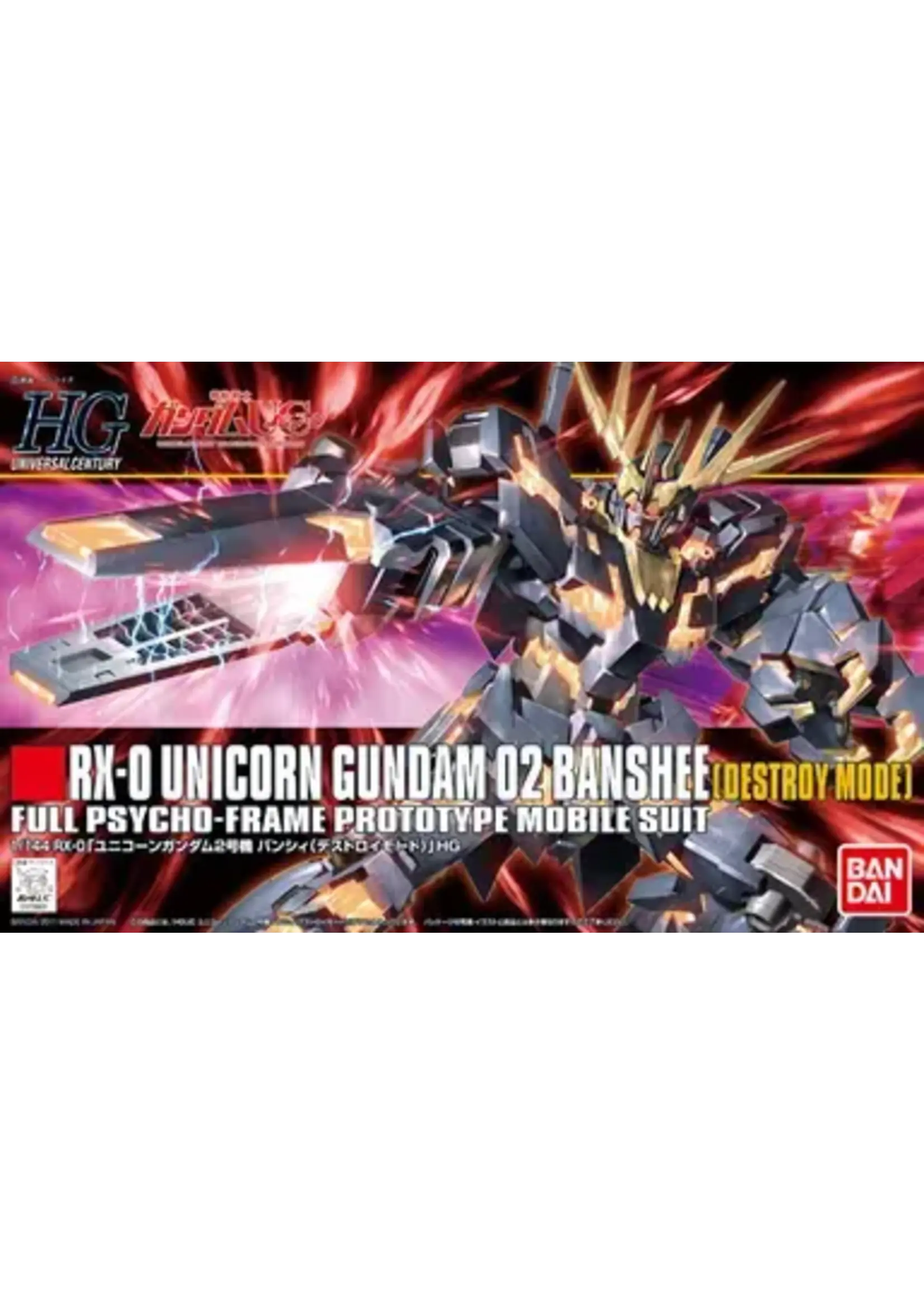 Bandai HGUC #134 Banshee Destroy Mode (1/144)