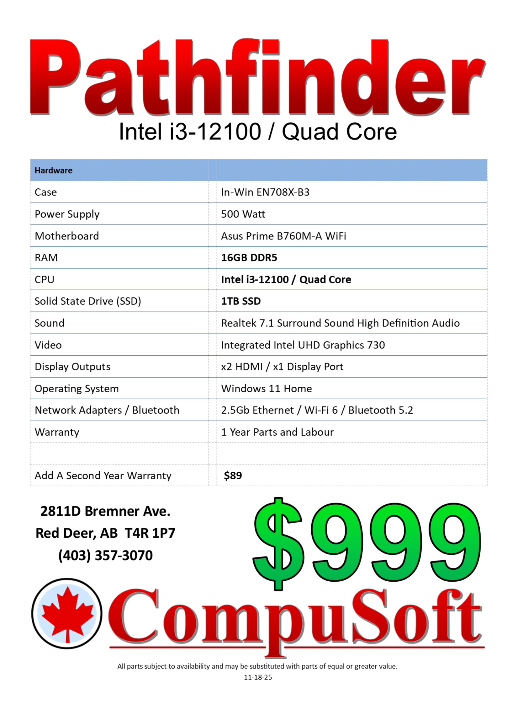 CompuSoft Pathfinder