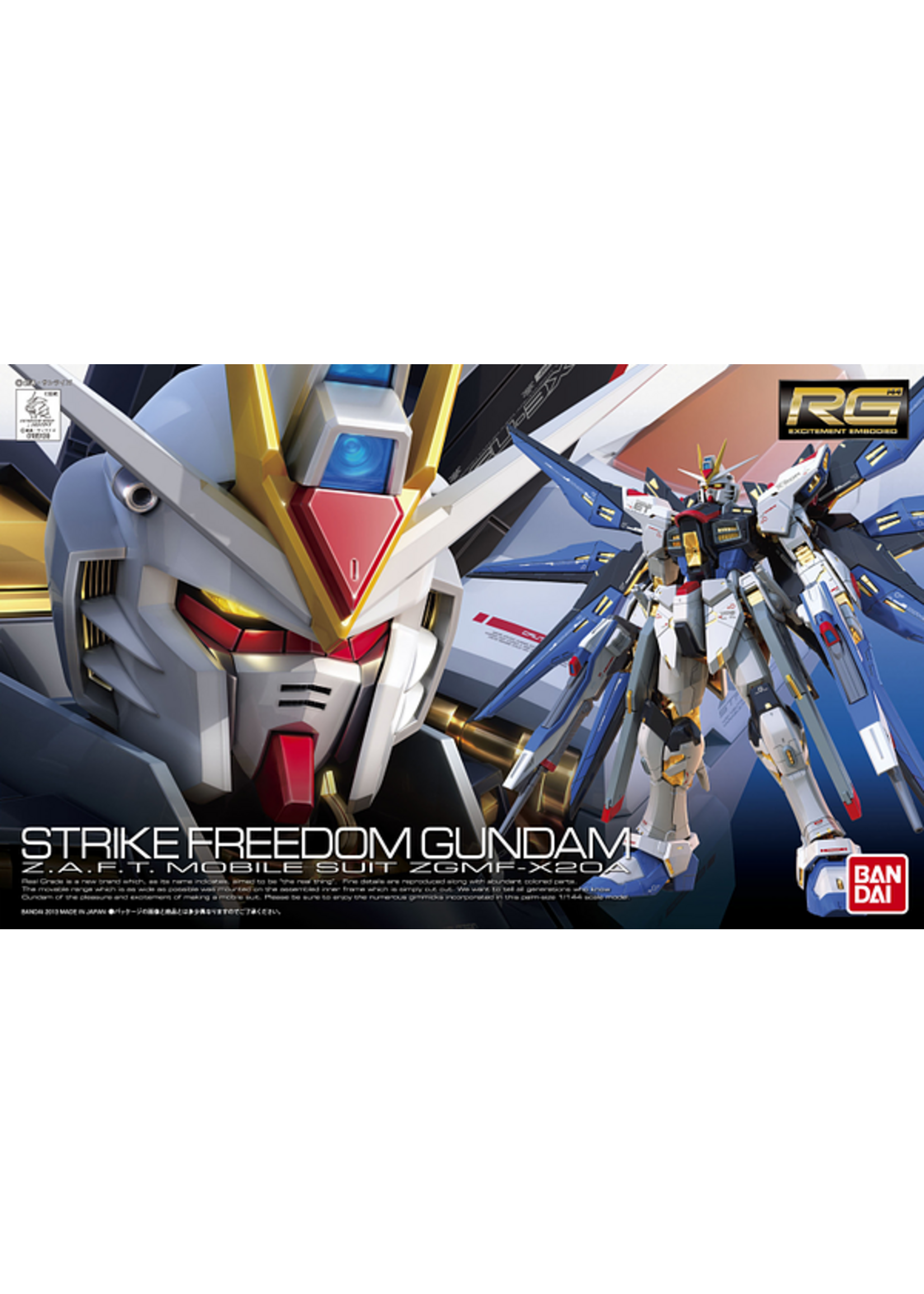 Bandai RG #14 1/144 ZGMF-X20A Strike Freedom Gundam 'Gundam SEED Destiny'