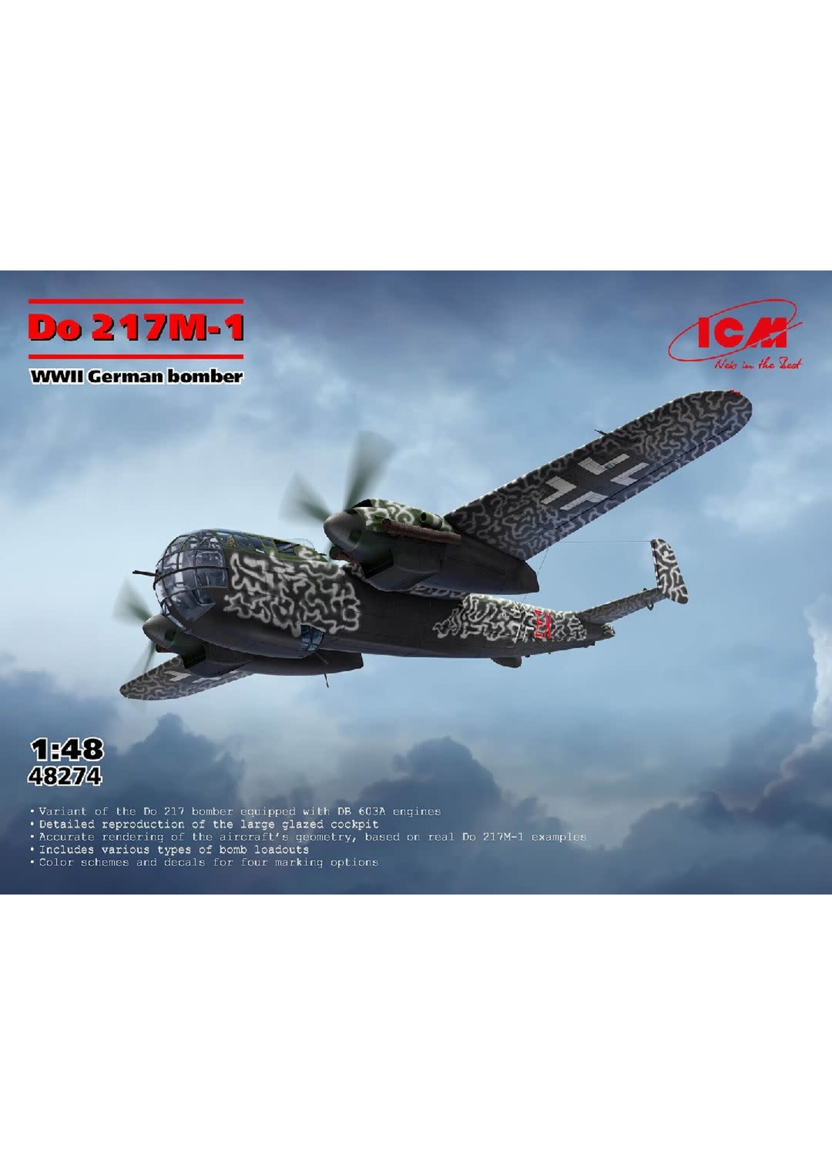 ICM ICM48274 Do217M-1 WWII German Bomber (1/48)
