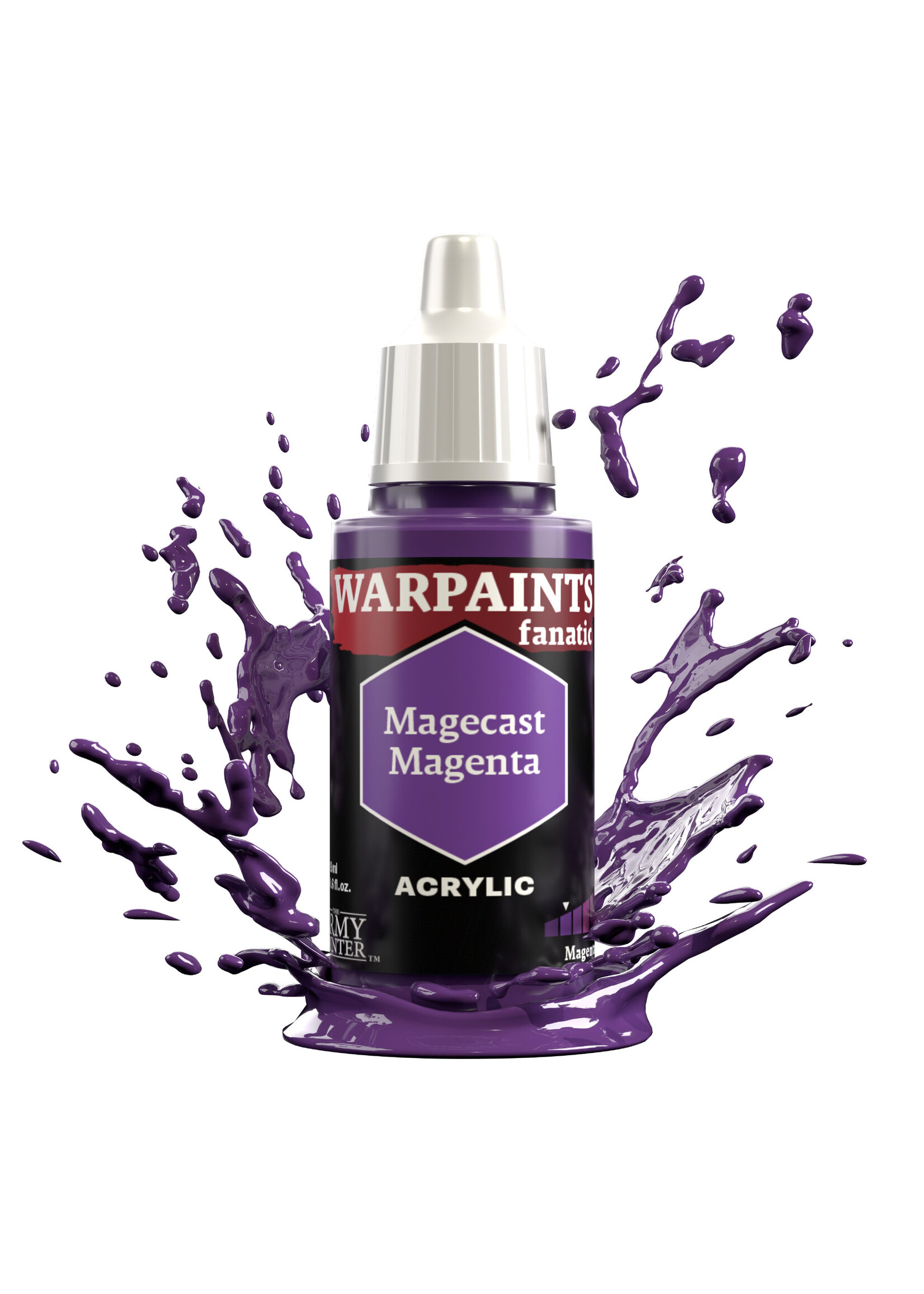 Army Painter WARPAINTS: FANATIC ACRYLIC MAGECAST MAGENTA 18ml