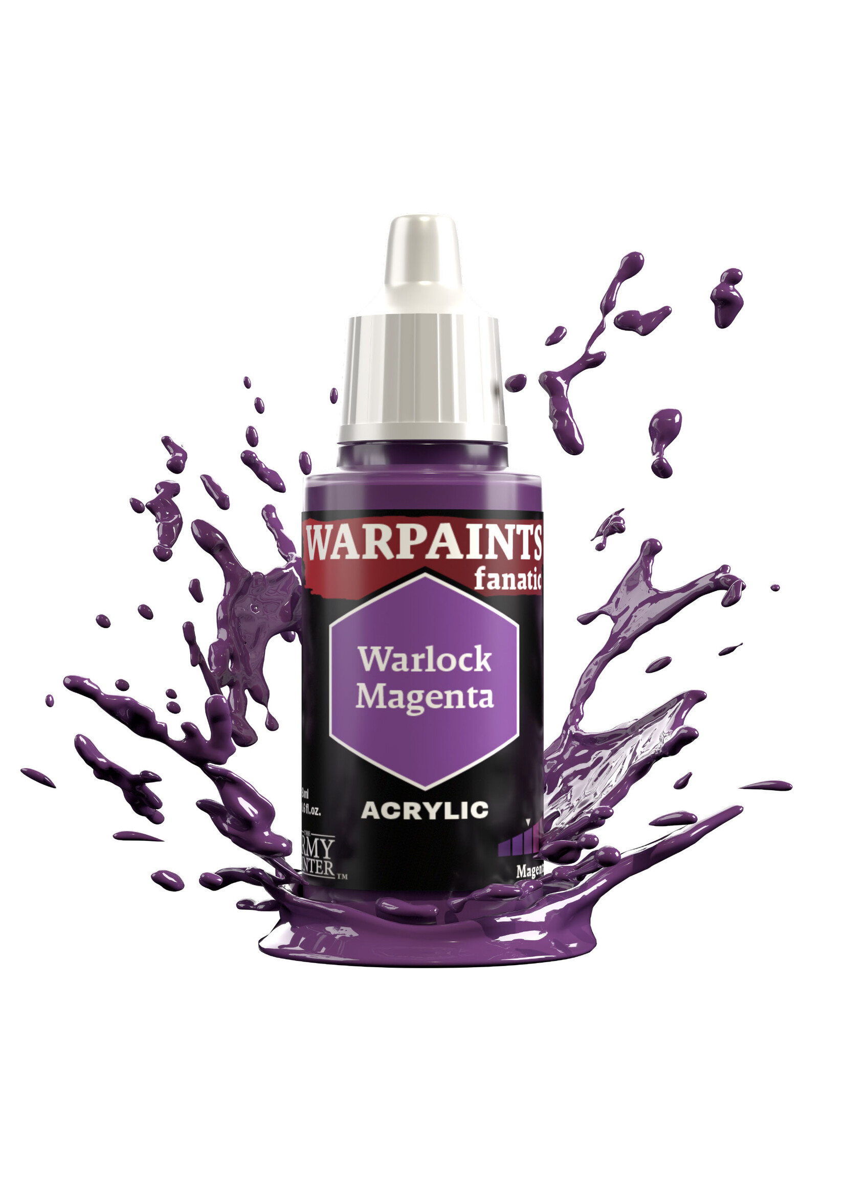 Army Painter WARPAINTS: FANATIC ACRYLIC WARLOCK MAGENTA  18ml