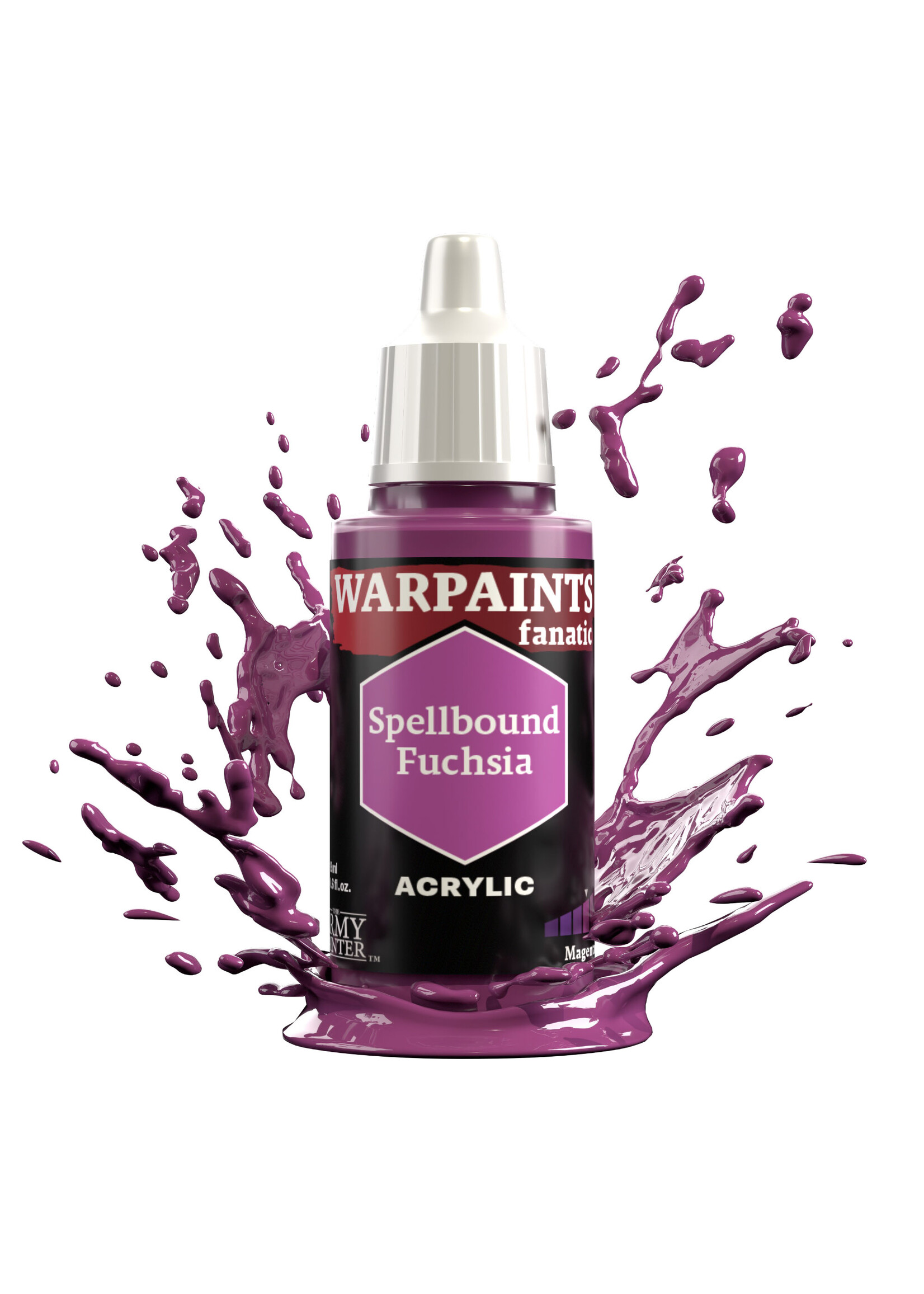 Army Painter WARPAINTS: FANATIC ACRYLIC SPELLBOUND FUCHSIA 18ml