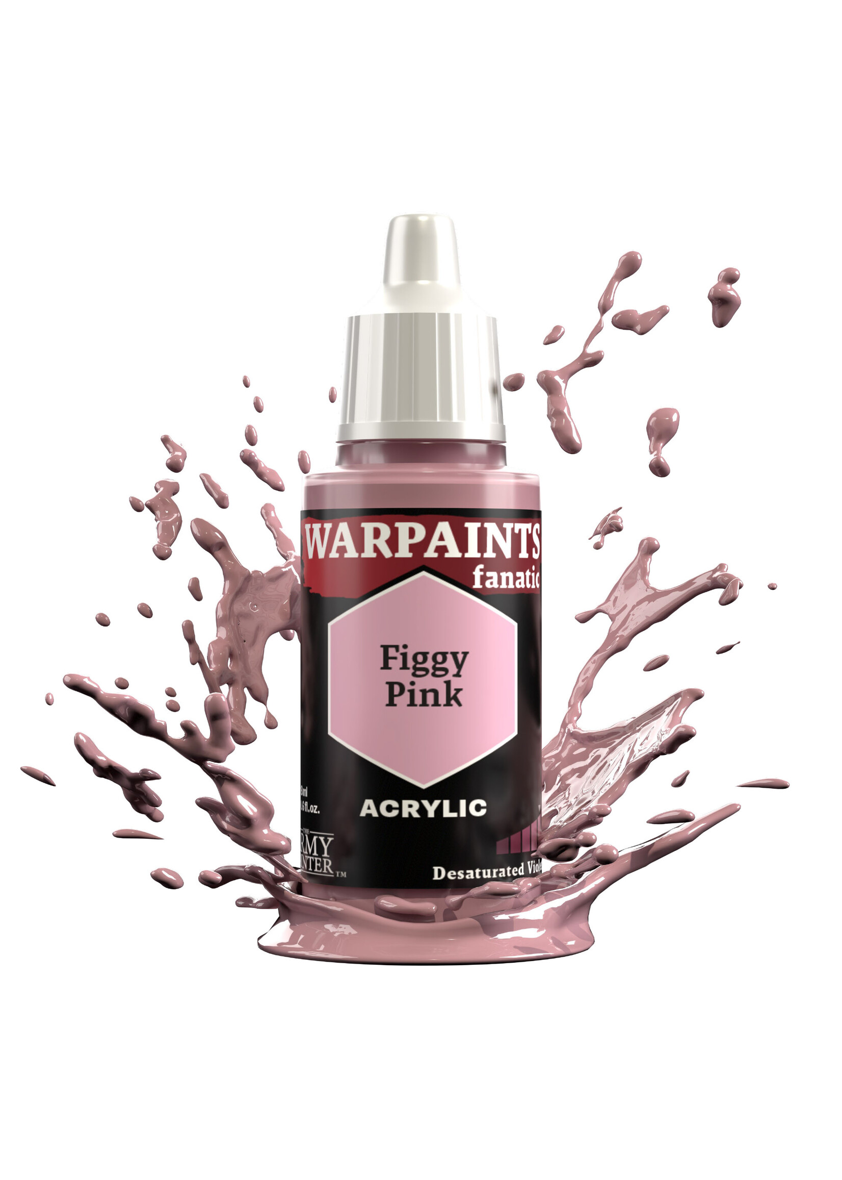 Army Painter WARPAINTS: FANATIC ACRYLIC FIGGY PINK 18ml