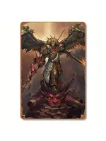 Metal Wall Sign 8x12 Inch Blood Angel Rebirth
