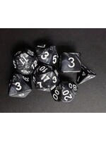 Dice RPG 7pc Pearl Black