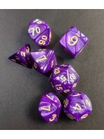 Dice RPG 7pc Pearl Purple