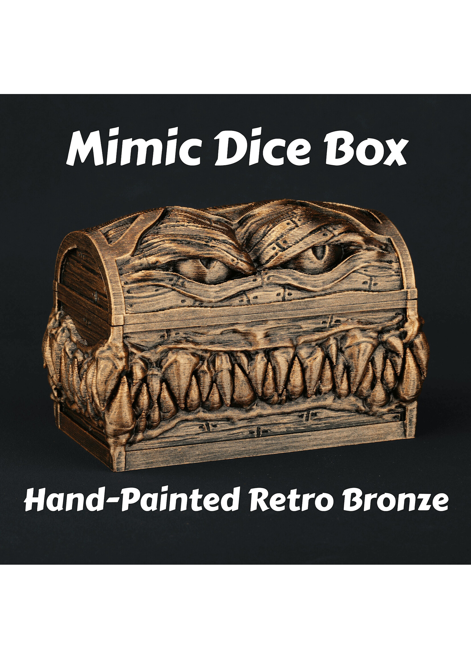 Dice Box Bronze Mimic