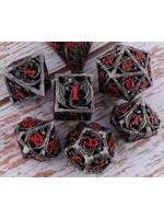 Tier 6 T6 RPG Metal Cthulhu Ancient Silver & Red