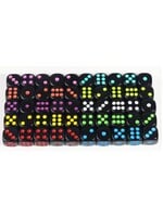 Tier 1 T1 16mm 10pc Black w/Assorted Color Pips