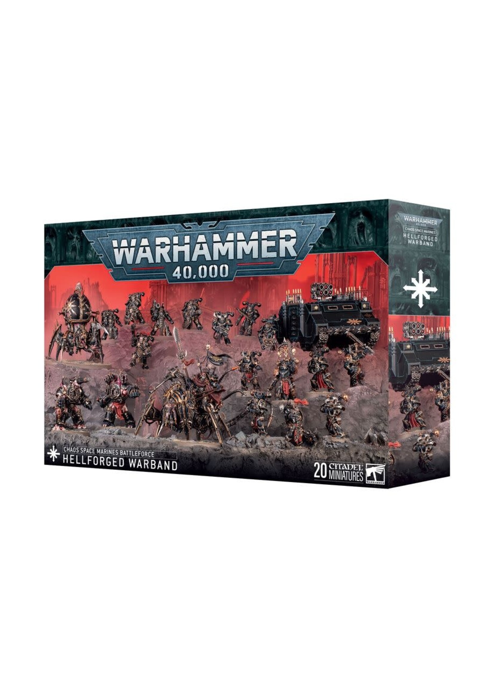 WH40K Chaos Space Marines Hellforged Warband Battleforce