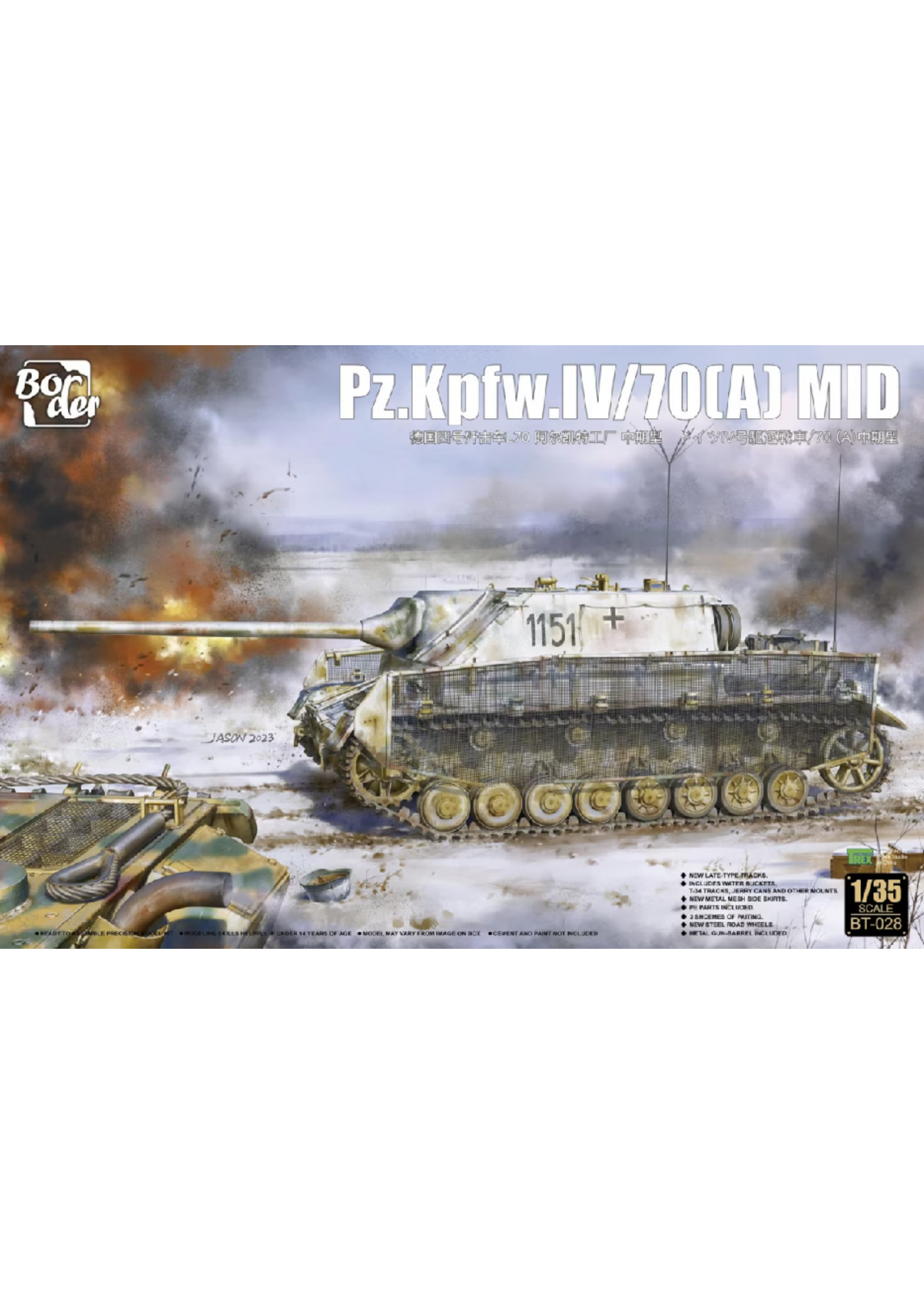 Border BORBT028 Pz.Kpfw.IV/70(A) Mid (1/35)