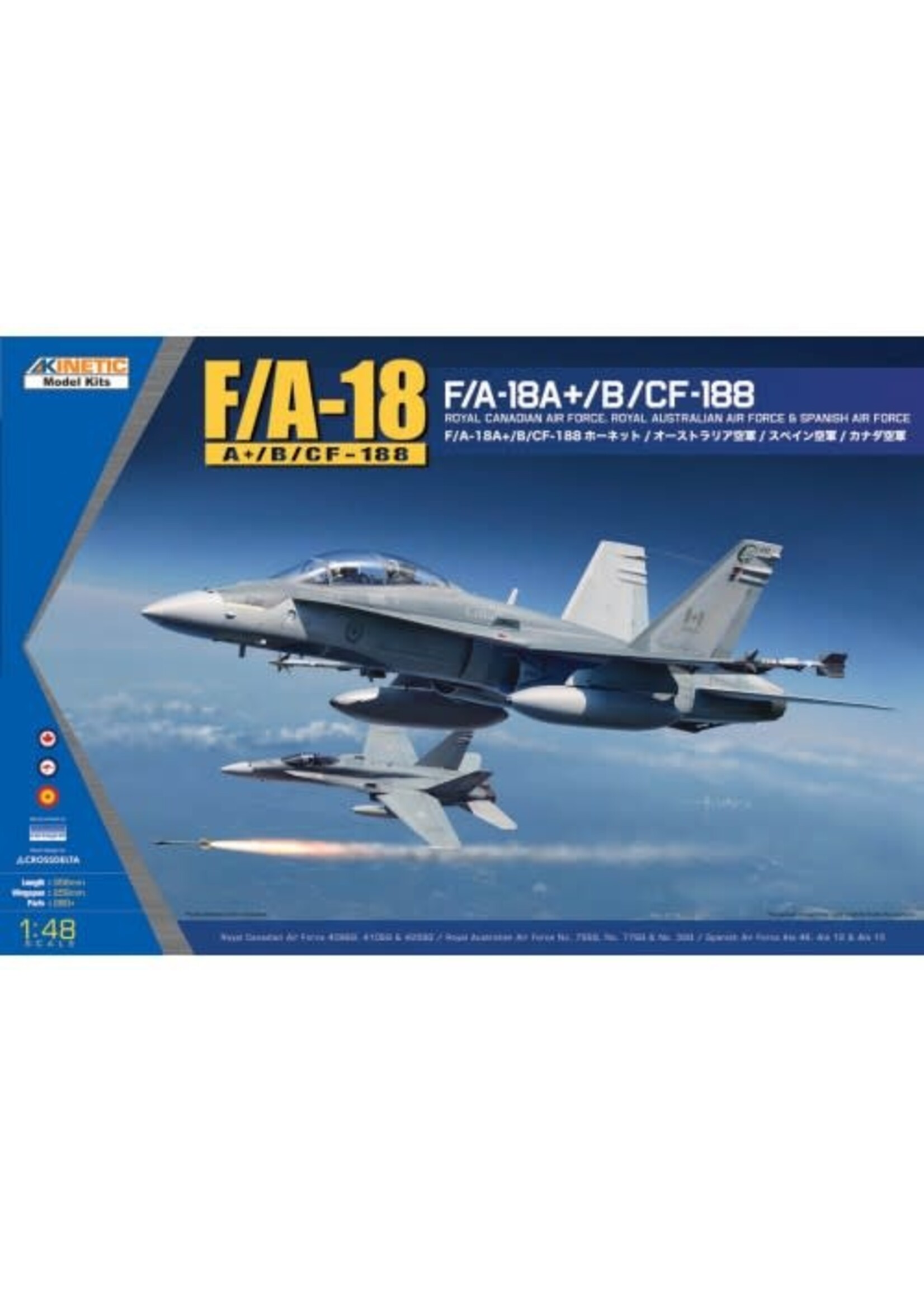 KInetic KIN48030 F/A 18A+/B/CF-188 Royal Canadian Air Force (1/48)
