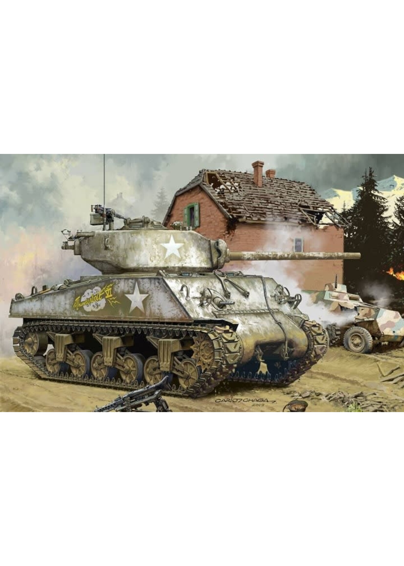 MENG MENGTS043 Medium Tank M4A3(76)W Sherman (1/35)