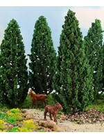 Trees Pine Green (4pc)