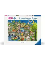 Ravensburger RAV12001352 Mother Gooseville (Puzzle1000)