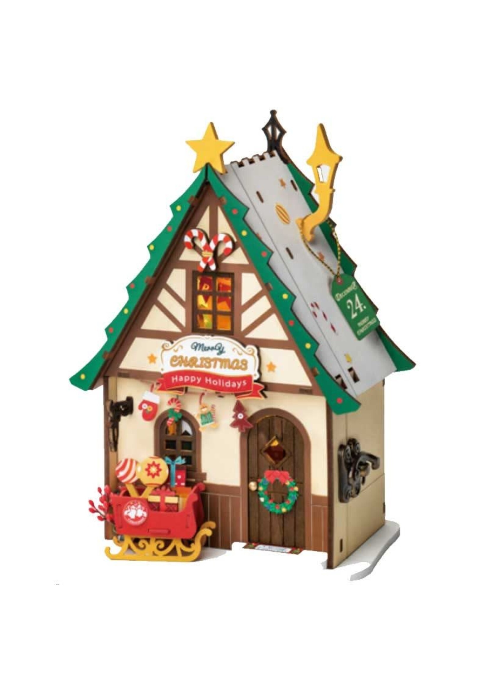 Rolife ROEDS036 DIY Twinkling Christmas House