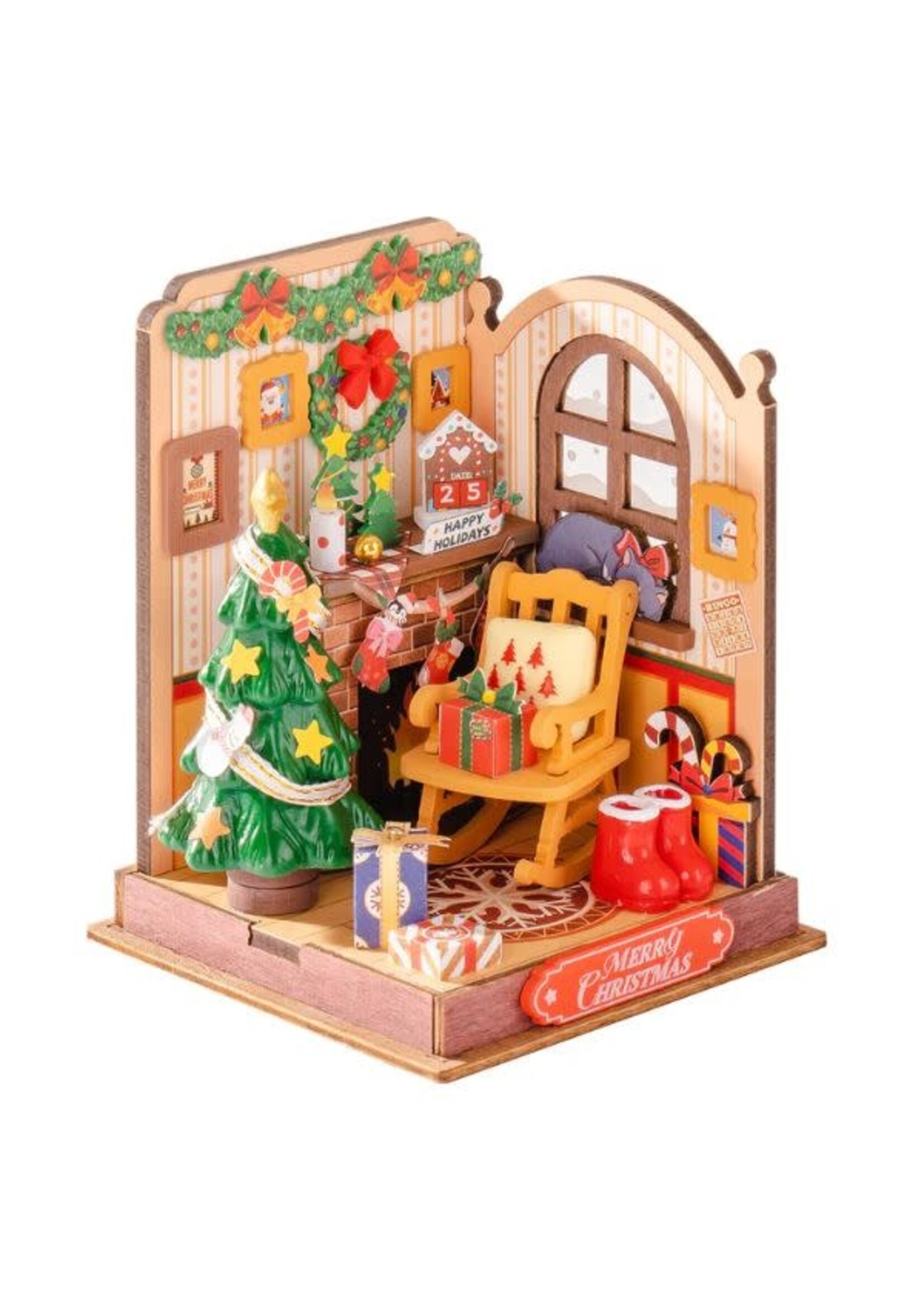 Rolife ROEDS041 DIY Christmas Fireplace