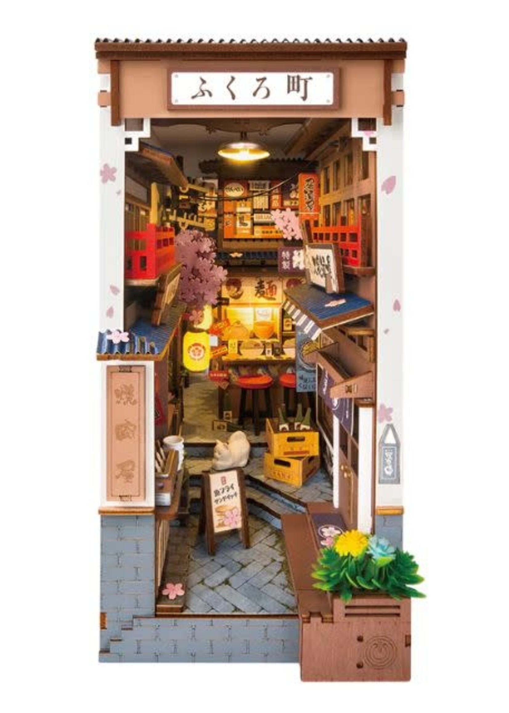 Rolife ROETGB11 Sakura Wine Alley Book Nook