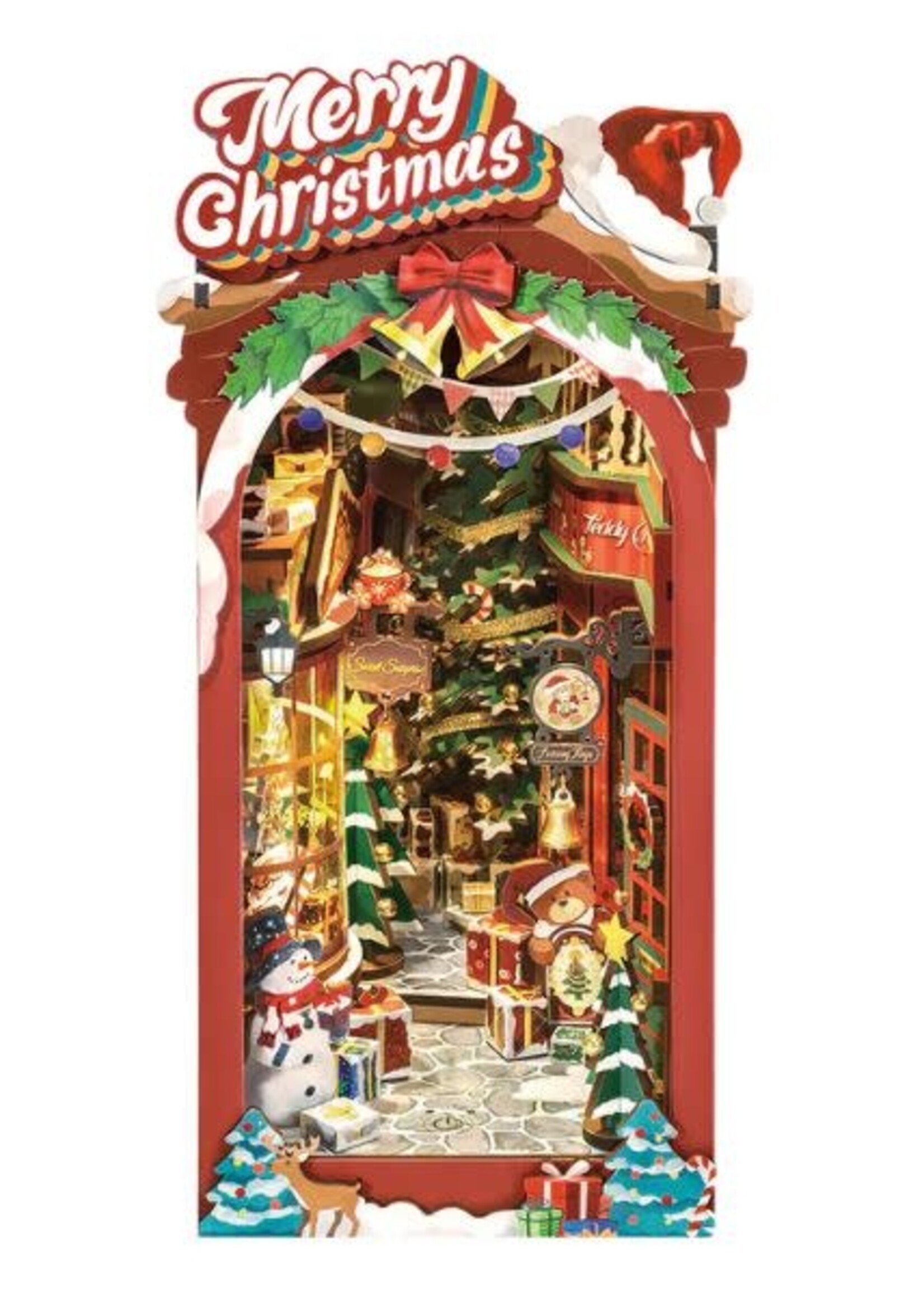 Rolife ROETGC06 Christmas Street Book Nook