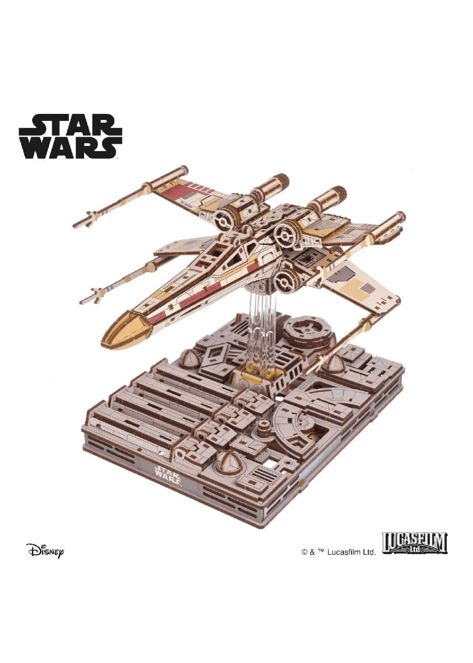 UGEARS UGR70269 Luke Skywalkers X-Wing Starfighter (455pc)