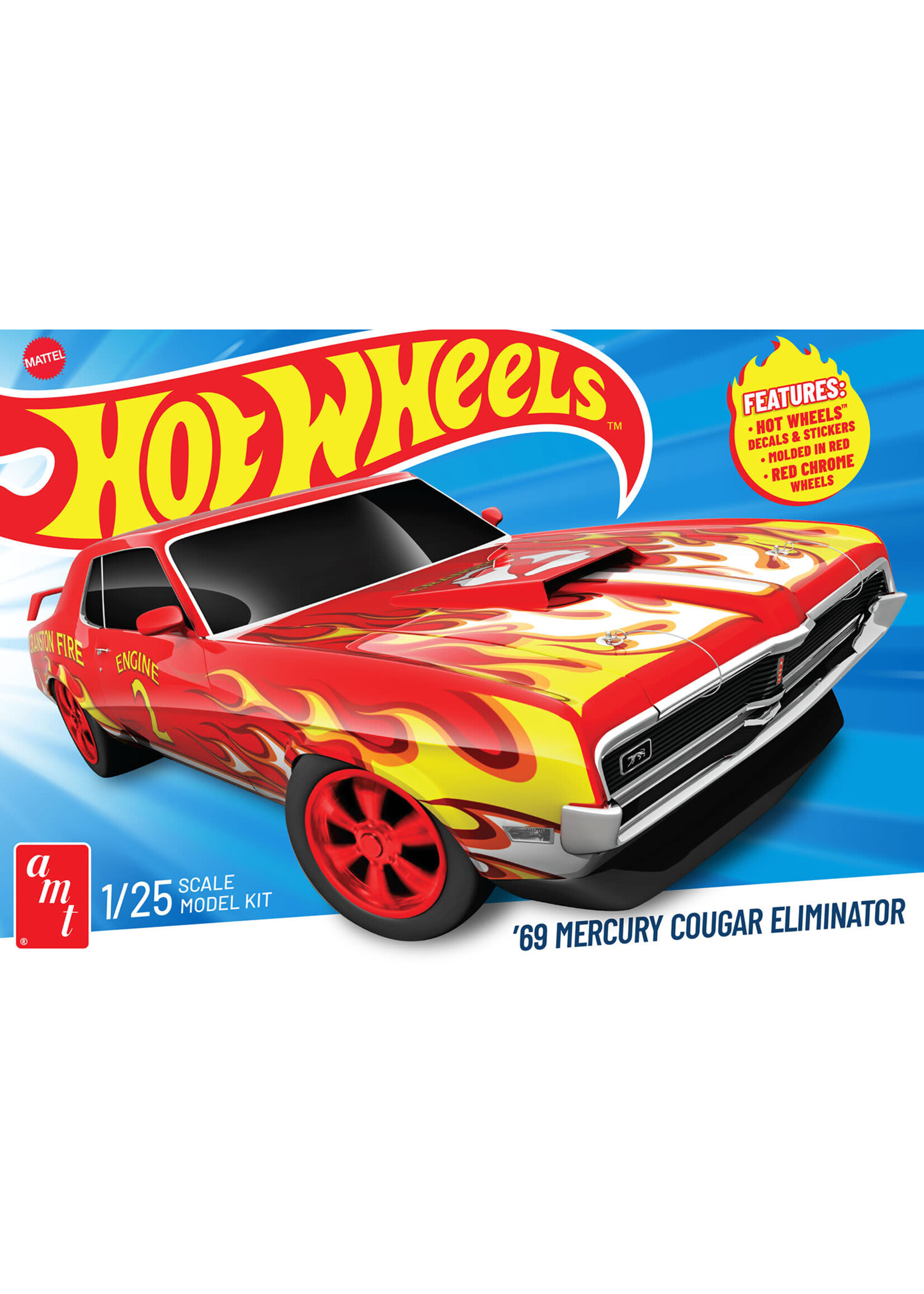 AMT AMT1527 Hot Wheels 1969 Mercury Cougar Eliminator (1/25)