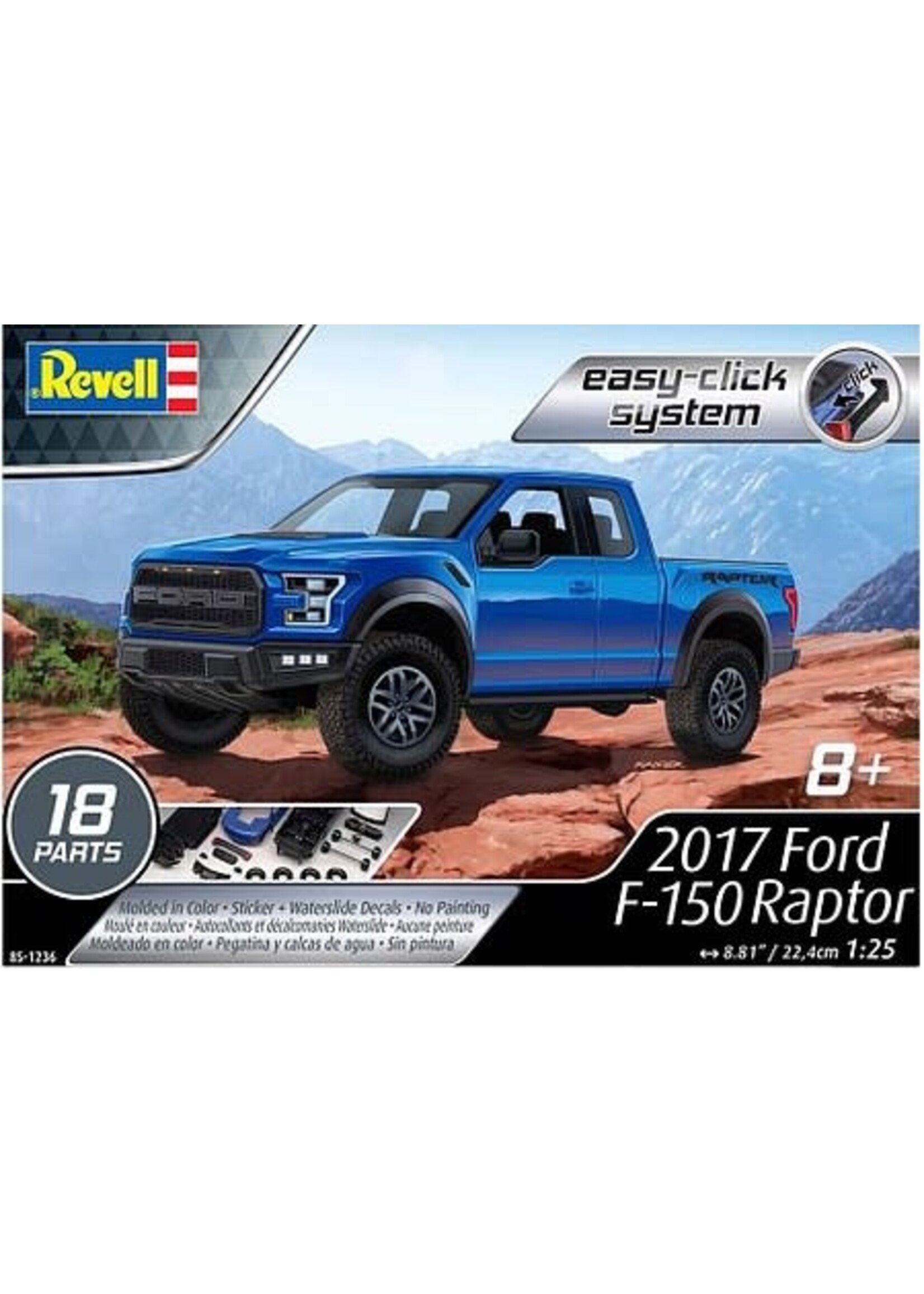 Revell REV1236 2017 Ford F-150 Raptor SnapTite (1/25)