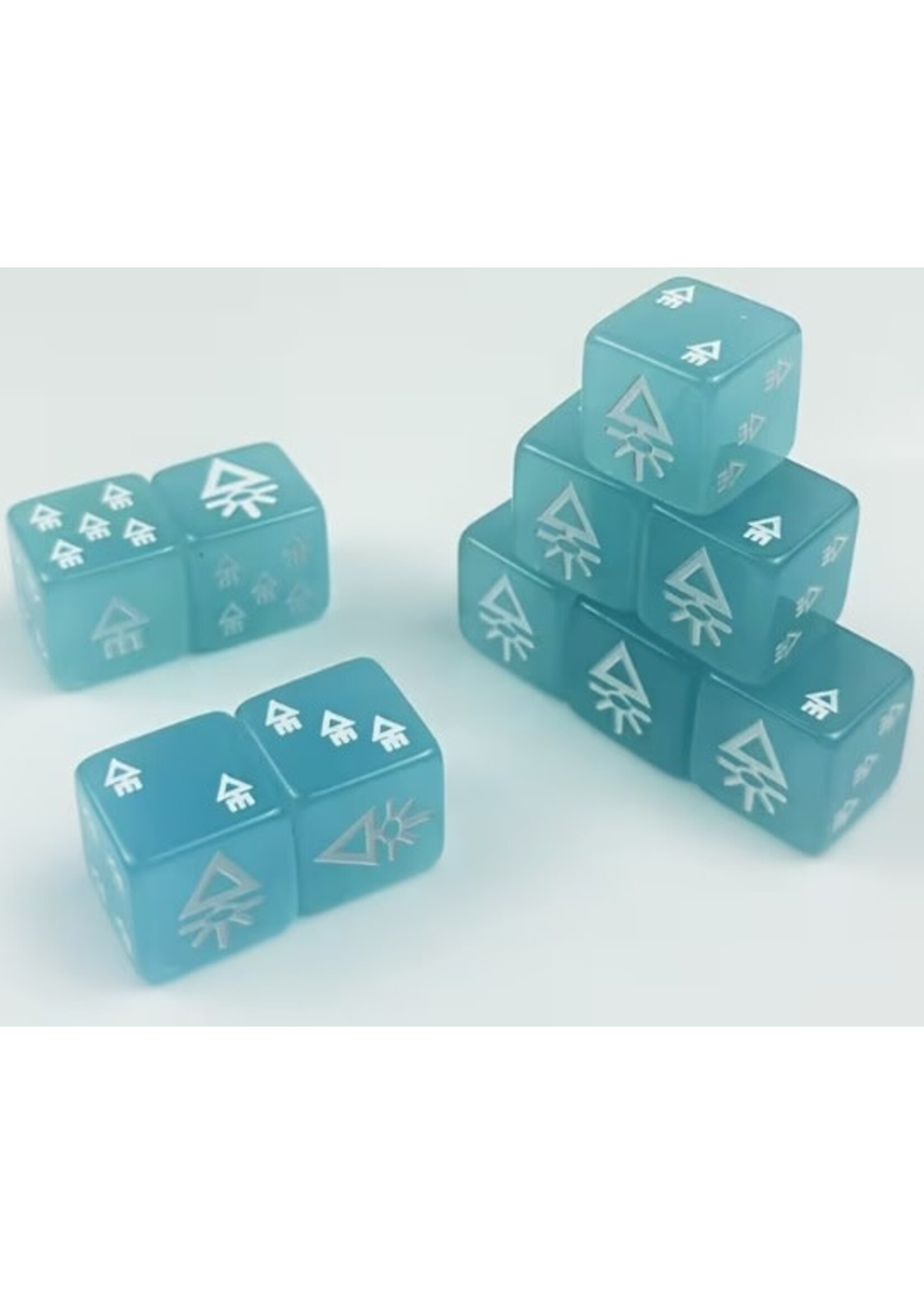 Dice 16mm 10pc Alien Symbols