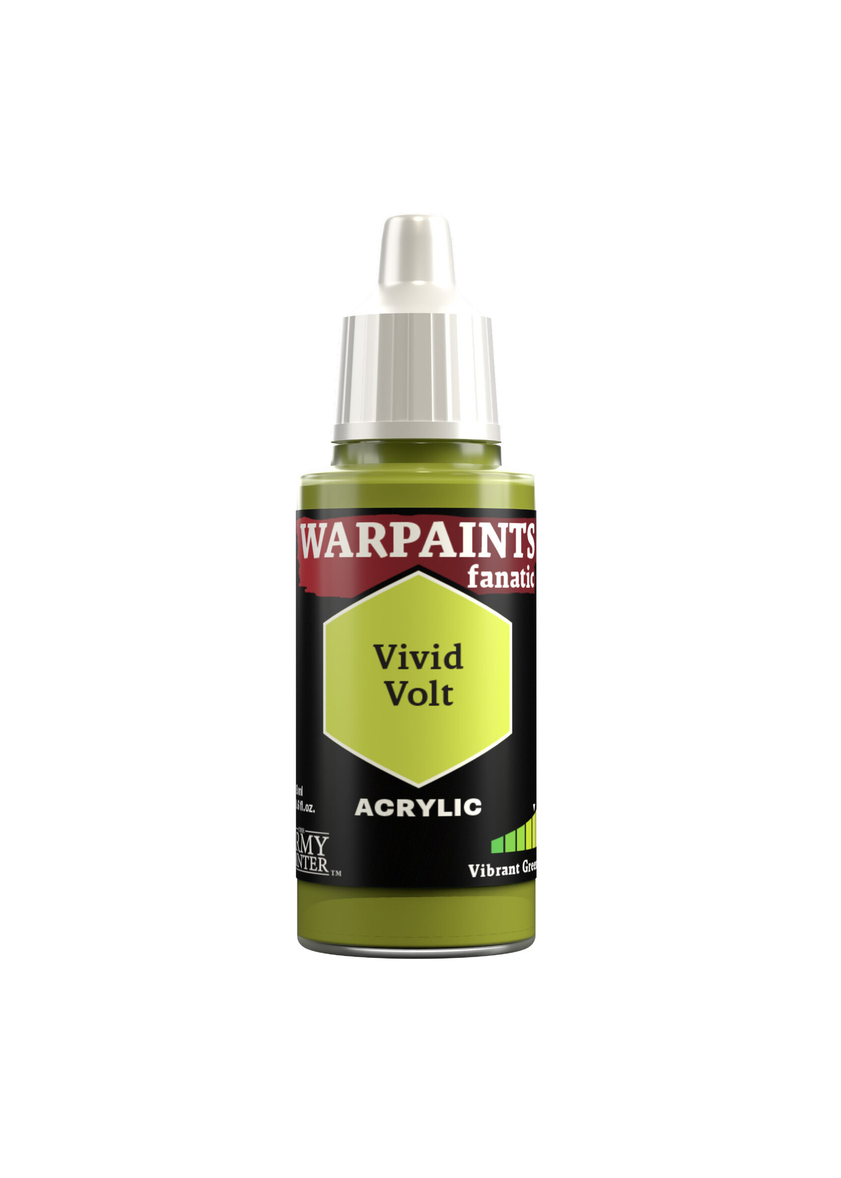Army Painter WARPAINTS: FANATIC ACRYLIC VIVID VOLT 18ml