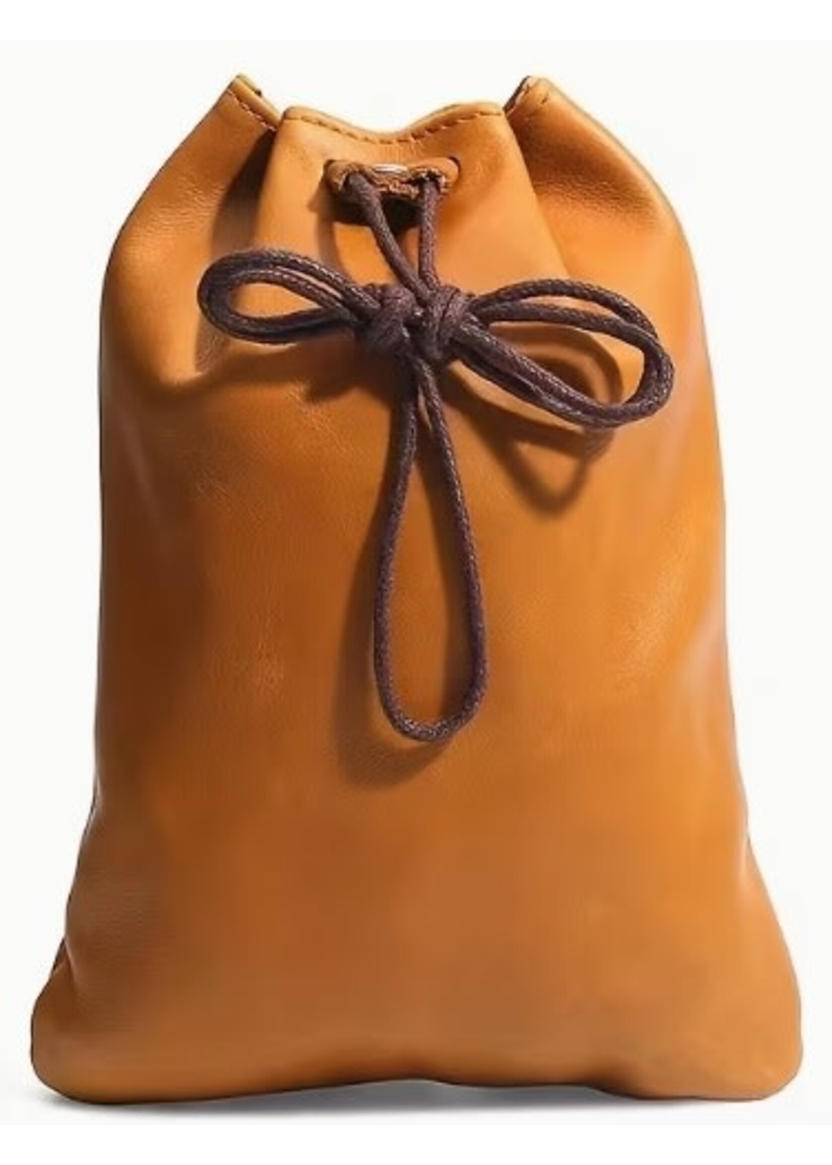 Dice Bag Genuine Leather Brown