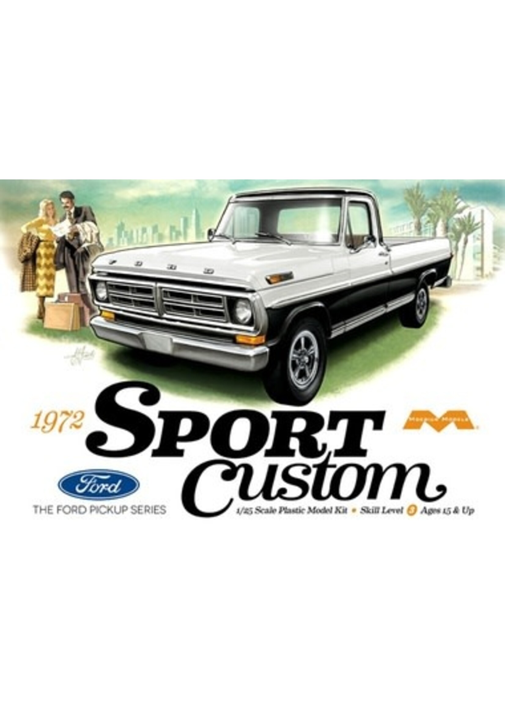 Moebius MOE1220 1972 Ford Sport Custom Pickup (1/25)