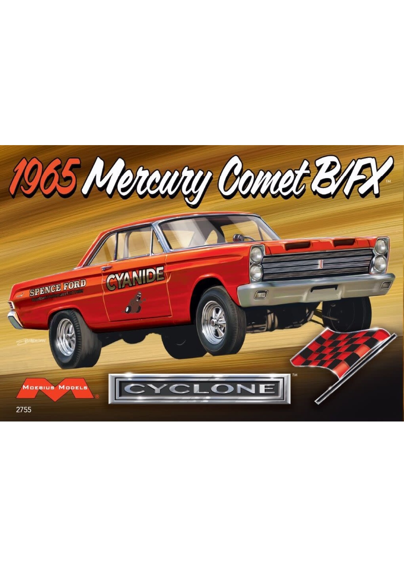 Moebius MOE2755 1965 Mercury Comet B/Fx (1/25)