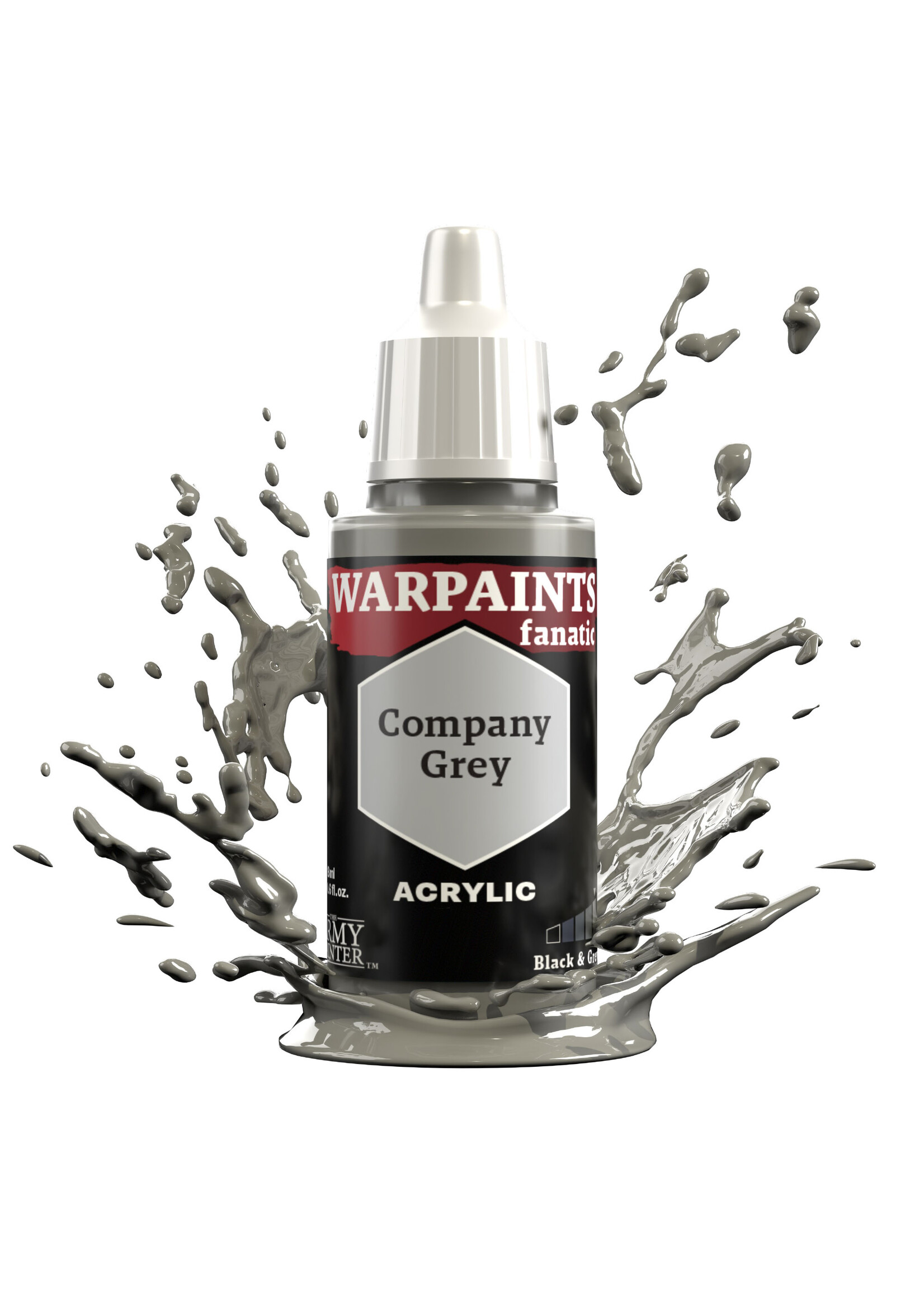 Army Painter WARPAINTS: FANATIC ACRYLIC COMPANY GREY 18ml