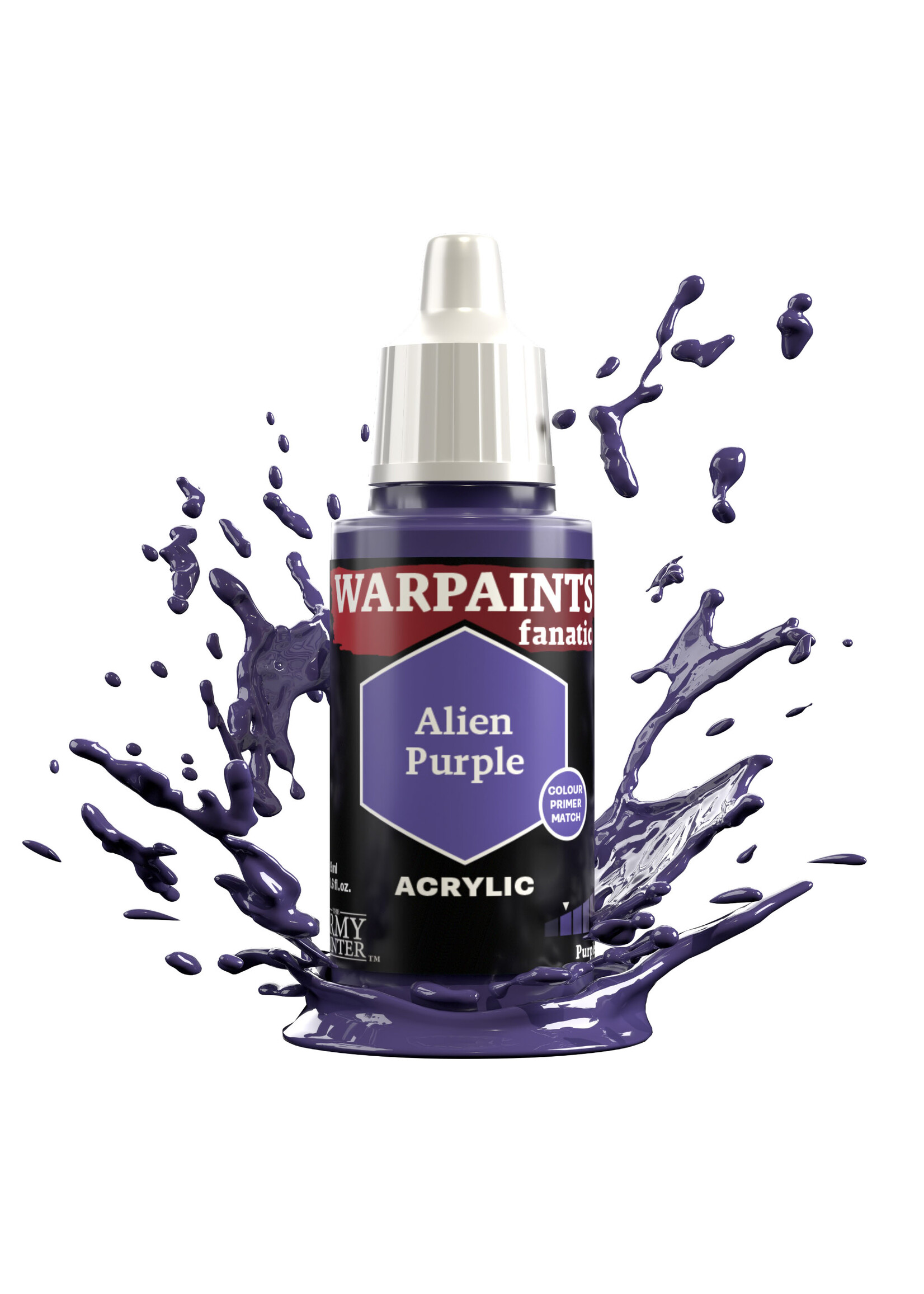 Army Painter WARPAINTS: FANATIC ACRYLIC ALIEN PURPLE  18ml