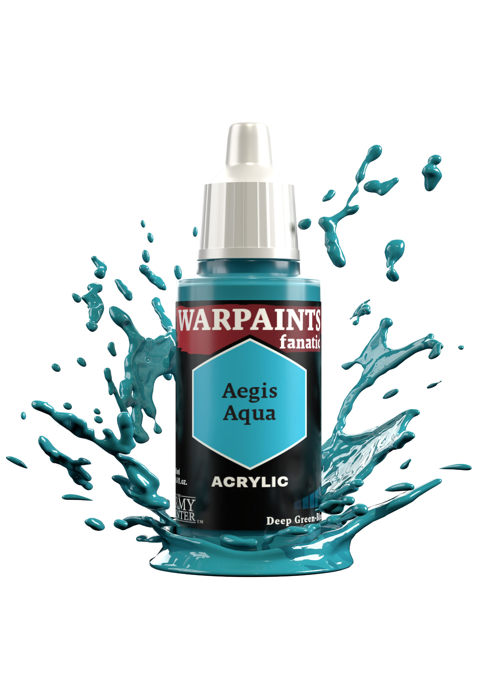 Army Painter WP3036 WARPAINTS: FANATIC ACRYLIC AEGIS AQUA 18ml