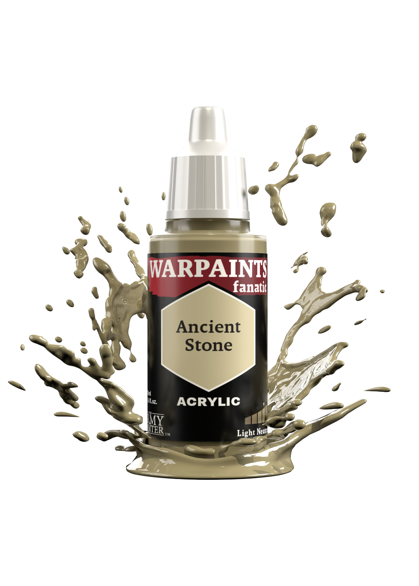 Army Painter WARPAINTS: FANATIC ACRYLIC ANCIENT STONE  18ml